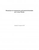 Manual para la organización de una empresa sintesis Manual para la organización profesional del diseñador por Lorena Mérida.