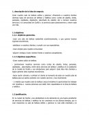 Objetivo crear una sala de belleza