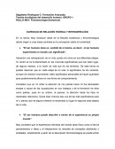 EJERCICIO DE RELACIÓN TEÓRICA Y RETROSPECCIÓN