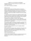 INFORME DE PRÁCTICAS REALIZADAS EN EL HOSPITAL “JOSÉ CARRASCO ARTEAGA"