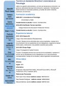 Tecnico en Asistente Directivo/ Licenciatura en Psicología