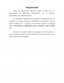 Direccion estrategia de la empresa Adecco S.A