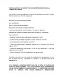 COMO CLASIFICAR UN CRÉDITO DE AVIÓ O REFACCIONARIO EN LA COMPRA DE GANADO