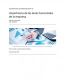 Fundamentos de administración v2 Importancia de las áreas funcionales de la empresa