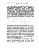 Aplicación de modelos de simulación en el estudio y planificación de la agricultura