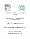DERECHO APLICADO A LA ADMINISTRACION “EL ARTE DE LA GUERRA”