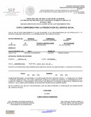 CARTA COMPROMISO PARA LA PRESENTACIÓN DEL SERVICIO SOCIAL