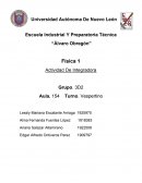 Física 1 Actividad De Integradora
