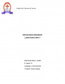 Informe lectura domiciliaria “¿quién mato a Alex? “