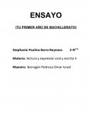 TU PRIMER AÑO DE BACHILLERATO