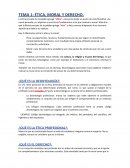 ÉTICA, MORAL Y DERECHO ¿QUÉ ES LA DEONTOLOGÍA?