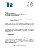 Recurso de reposicion disciplinario