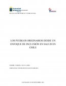 LOS PUEBLOS ORIGINARIOS DESDE UN ENFOQUE DE INCLUSIÓN EN SALUD EN CHILE