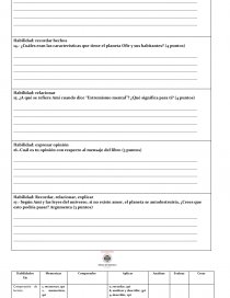 Prueba de Lenguaje y Comunicación 6° Básico Lectura domiciliaria “Ami, el niño de las estrellas”. Página 3