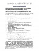 MANUAL PARA JUICIOS ORDINARIOS LABORALES