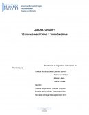 TÉCNICAS ASÉPTICAS Y TINCIÓN GRAM