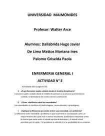 Enfermería general I. Página 1