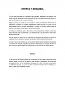 OFERTA Y DEMANDA. EQUILIBRIO DEL MERCADO