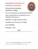 DESCRIPCIÓN DEL TRATAMIENTO DE LAS IMÁGENES ASTER