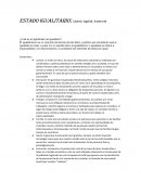 ¿Cuál es el significado de igualitario?