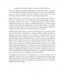 Análisis de “el corazón delator” escrito por Edgar Allan Poe