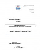Conocimiento y uso del material de laboratorio REPORTE DE PRÁCTICA DE LABORATORIO