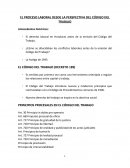 EL PROCESO LABORAL DESDE LA PERSPECTIVA DEL CÓDIGO DEL TRABAJO