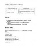 SEGURIDAD EN LA EJECUCION DE LA PRACTICA