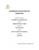 Resumen de la presentación