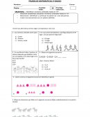 Prueba de matemáticas números ordinales