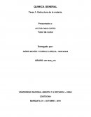 QUIMICA GENERAL Tarea 1- Estructura de la materia