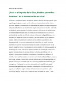 ENSAYO DE BIOETICA