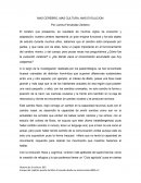 MAS CEREBRO, MAS CULTURA, MAS EVOLUCION