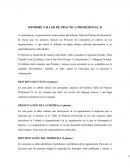 INFORME TALLER DE PRÁCTICA PROFESIONAL