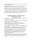 TEORIAS SOBRE LOS DERECHOS FUNDAMENTALES