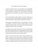 El arte, anhelo por el ideal - Andrey Tarkovsky