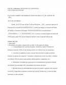 Acta de acuerdos: Reunión de padres de familia