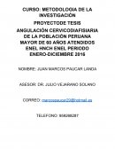 ANGULACIÓN CERVICODIAFISIARIA DE LA POBLACIÓN PERUANA MAYOR DE 60 AÑOS ATENDIDOS ENEL HNCH ENEL PERIODO ENERO-DICIEMBRE 2016