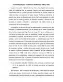 Convenios sobre el Derecho del Mar de 1958 y 1982