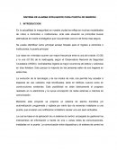 SISTEMA DE ALARMA INTELIGENTE PARA PUERTA DE INGRESO