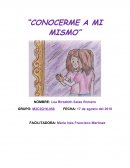 CONOCERME A MI MISMO