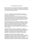 LOS PARADIGMAS INVESTIGATIVOS