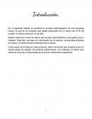 Proceso administrativo de empresa A-Instrumentes S.A de C.V