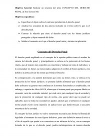 Texto descriptivo CONCEPTO DEL DERECHO PENAL de José Cerezo Mir.. Página 1