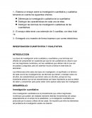 INVESTIGACION CUANTITATIVA Y CUALITATIVA