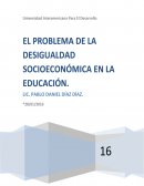 EL PROBLEMA DE LA DESIGUALDAD ECONÓMICA EN LA EDUCACIÓN