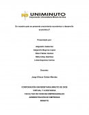 En nuestro país se presenta crecimiento económico o desarrollo económico?
