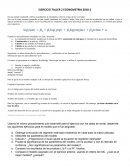 EJERCICIO TALLER 2 ECONOMETRIA 2018