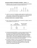 SEGUNDO EXAMEN DE INGENIERÍA ECONÓMICA