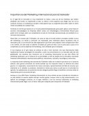 Importancia del marketing internacional para El Salvador
